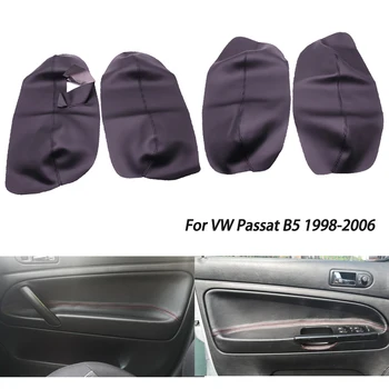 EIDRAN Microfibra Interior Piele Panou de Ușă din Piele Capacul Mânerului Portierei Cotiera Pentru VW Passat B5 1998 1999 2000-2006