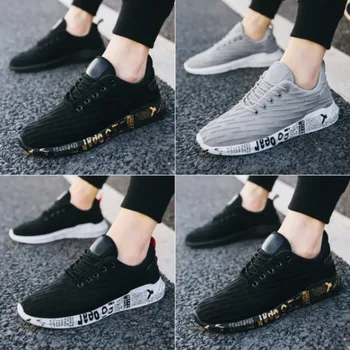 2019 Noi Barbati Casual Pantofi de Lac-up Pantofi pentru Bărbați Ușor în aer liber Confortabil Respirabil de Mers pe jos Adidași de Tenis Feminino Zapatos