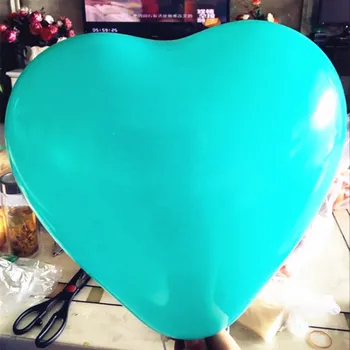 100 BUC Tiffany Blue Pink Baloon Forma de Inima de Dragoste balon Latex air bile de jucărie petrecere de nunta de decorare ziua de nastere fericit
