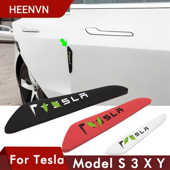 Heenvn Ușa de la Mașină Bara de protecție Protector Pentru Tesla Model 3 Accesorii Ușa Garda de Protecție Model Y S X Trei Model3 ModelY 4buc/Set 14833