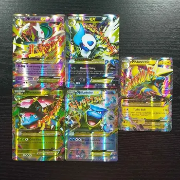 Original Carduri Pokemon 60pcs GX Nu Repeta Pokemoni jucării V MAX Card Stralucitoare Carti de Joc TAG TEAM Battle Carte Targul PIKACHU cadou