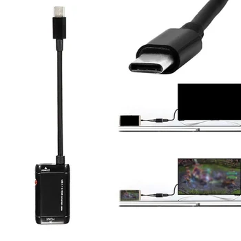 TIP-C Pentru Video HDMI Cablu USB 3.1 Pentru Cablu de Conversie HDMI Pentru MHL Telefon Android Tablet Plug and Play Video Cabluri
