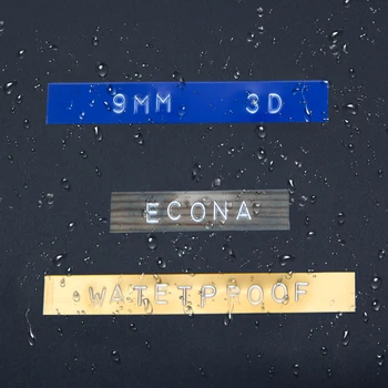 5PK 9MM Relief 3D Benzi de Plastic Alb pe Lemn Relief 3D Eticheta Banda Compatibil pentru Embosare Dymo Label Maker Motex E101