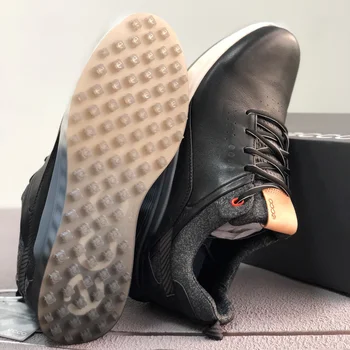 Profesionale Din Piele Pantofi De Golf Pentru Bărbați De Înaltă Calitate Rezistent La Apa Golf Adidasi Barbat Alb De Toamnă De Primăvară Anti-Alunecare Pantofi De Mers Pe Jos