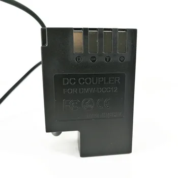 DMW-DCC12 Dummy Acumulatorul Extern Portabil DC Coupler Conector Adaptor pentru Panasonic GH3 GH4 Înlocui BLF19E BLF19 DMW-BLF19