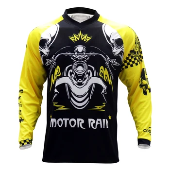 2021 motocross moto Jersey traseu de biciclete de munte de haine de MTB biciclete T-shirt DH BMX ciclism tricouri Off-road cross topuri