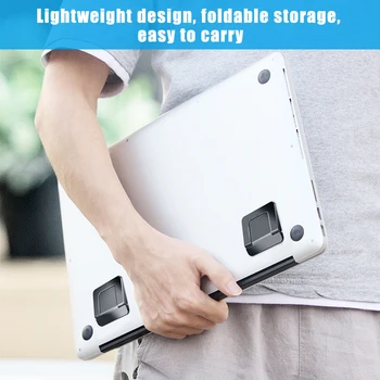 1 Pereche Mini Portabil Invizibil Laptop Suport Reglabil Cooling Stand pentru Birou Notebook FKU66 14982