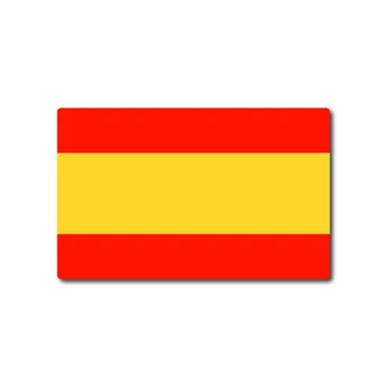 X8 Pachet de vinil de imprimare steaguri ale Spaniei (4 mari + 4 mici) pentru motocicleta, casca, masina. (Opțional scut)