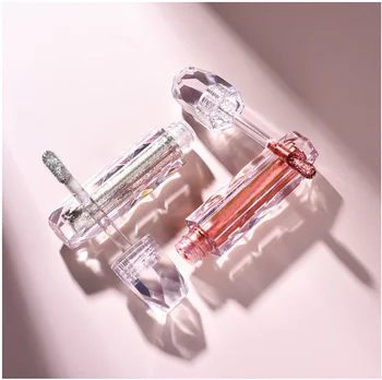 10/50pc 2 ml Luciu de Buze transparent Bagheta Tub Gol de Ambalare DIY Diamond Gloss de Buze Sticla Cosmetice Luciu de buze Recipient Transparent