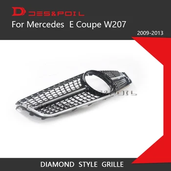 W207 Diamant Grill C207 Grill Prefacelift Pentru Mercedes Benz E Coupe Bara Fata Racing Grila Sport 2009-2013 E200 E320 E350 E400