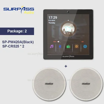 WIFI Sunet Stereo Player Amplificator Smart Home Muzica de Fundal de Sistem WIFI Bluetooth în Perete Amplificator cu Boxe de Tavan Kit