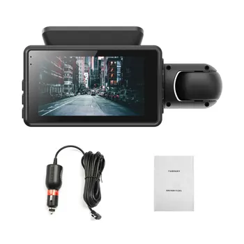 Dash Cam HD 1080P de Conducere Auto Recorder DVR Auto Senzor G Dual Dash Camera Noaptea de 24 de ore de Parcare Monitor Viziunea Video Recorder