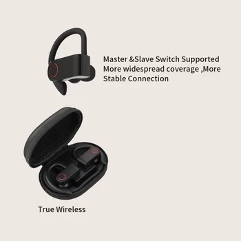 A9 TWS Wireless Bluetooth 5.0 Cască Stereo Auriculare Sport Funcționare Cască Mini Ture fără Fir Intraauricular Pentru Xiaomi, Huawei Iphone