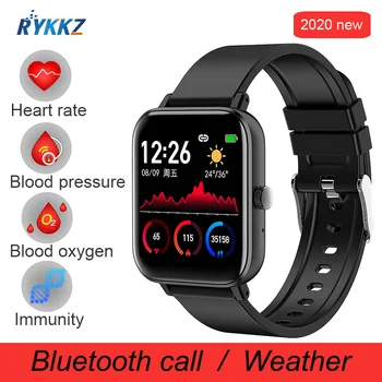 2020 P8H Ceas Inteligent Bărbați Bluetooth Apel 1.54 inch Full Touch de Fitness Tracker Tensiunii Arteriale Ceas Inteligent Femei GTS Smartwatch
