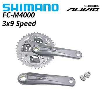 Shimano Alivio M4000 22-30-40T bicicleta angrenajul 3x9 speed 40T MTB biciclete angrenaj OCTALINK mountain bike 9s 27s 9v
