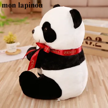 Mon Lapinou Panda de Pluș Jucării Drăguț Umplute Simulare Animal Papusa Moale Realiste Panda Hug Mic Panda pentru Copii Jucarii pentru Copii Cadouri 15254
