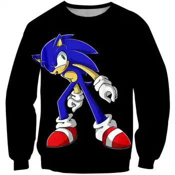 Sonic baieti copii băieți fete pulover topuri haine pentru copii imbracaminte pentru copii de dimensiune 2 3 4 14 ani copilul vechi tricou