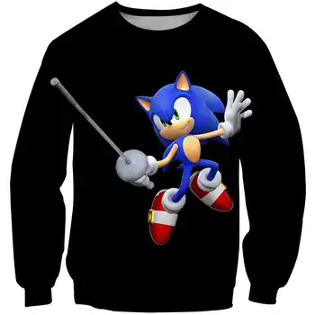 Sonic baieti copii băieți fete pulover topuri haine pentru copii imbracaminte pentru copii de dimensiune 2 3 4 14 ani copilul vechi tricou