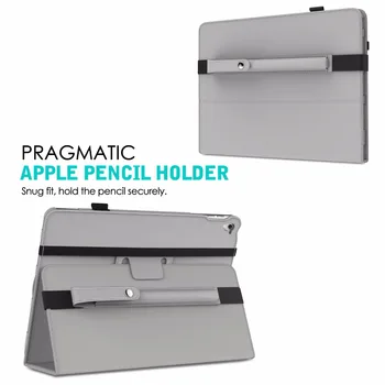 MoKo Caz Suport pentru Apple Pencil, Buzunar Elastic Maneci Detasabile Acoperă pentru Apple Creion, se Potrivesc pentru iPad Pro 12.9/2017