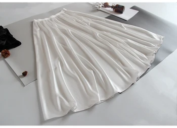 O linie subțire interior jupon alb siguranță fusta bottom fusta Hanfu fustă 70cm 105cm lungi jupon pentru rochie fusta femei