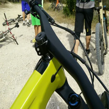 Plin Fibra de Carbon MTB Ghidon Integrat de Munte Biciclete Ghidon Riser -6°de grade Cu 40-70mm Ergonomice Bicicleta ghidon