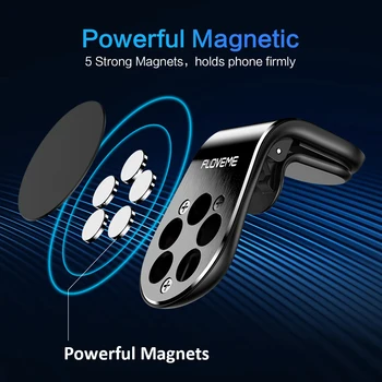 FLOVEME Magnetic Suport Auto Pentru Samsung A50 S8 S9 Aerisire Muntele Magnetic Masina cu Suport pentru Telefon Stand держатель для телефона в машину