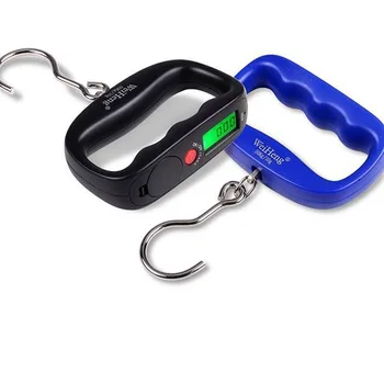 Portabil Mini Digital de Mână 50Kg 10g Pește Cârlig Agățat de Scară Electronice de Ponderare Depozitare Scară LED-uri de Afișare Echilibru Aleatoare 15317