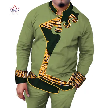 Dashiki mens top pant set 2 buc tinuta set Africa de barbati haine riche din africa de îmbrăcăminte pentru bărbați dashiki tricou cu pantaloni WYN521