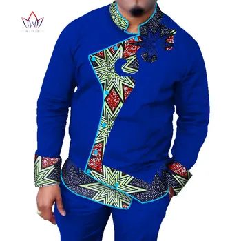 Dashiki mens top pant set 2 buc tinuta set Africa de barbati haine riche din africa de îmbrăcăminte pentru bărbați dashiki tricou cu pantaloni WYN521