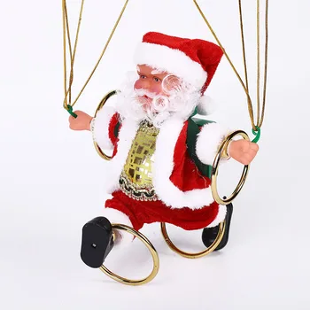 Creative Electric Jucărie de Crăciun Parasuta Moș Crăciun, Jucării de Crăciun pentru Copii Jucarii Electrice ( Fara Baterie ) X ' mas Docer 1535