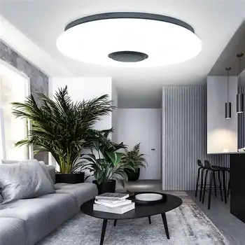 100W Wifi Moderne RGB LED Lumini Plafon Iluminat Acasă APP bluetooth de Muzică Ușoară de la Distanță de Control Dormitor Lămpi Inteligente Lampă de Plafon