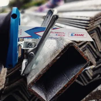 EZARC 10-Bucata Piston Ferăstrău 6 la 9 Inch Bi-Metal Demolare Blade Set de Unelte de Lemn și de Metal de Tăiere