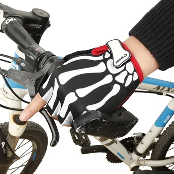 Unisex Bărbați Femei Iarna Cald Schelete Jumătate Degetul Mănuși De Biciclete Mănuși Protejate De Palmier Ciclism Accesorii