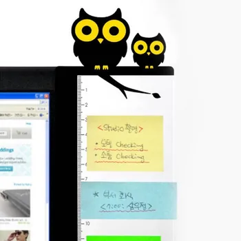 1 Perechi de Desene animate Drăguț Acrilice Mesaj Note Memo File de Bord cu Riglă pentru Calculator PC, Laptop, Monitor de Televiziune Ecrane