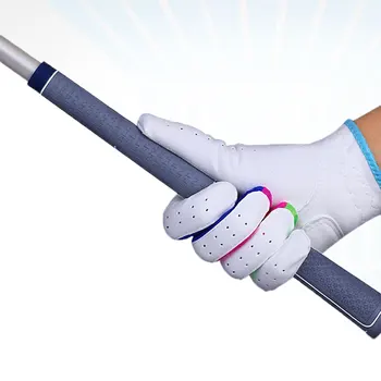 Golf Mănuși Rezistente La Alunecare Baieti Din Microfibra Respirabil Mănuși De Protecție Solară Rezistent La Uzura Completă Degete Mănuși De Sport D0019