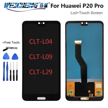TFT Pentru Huawei P20 Pro Display LCD si Touch Screen de Asamblare cu Cadru Înlocuitor Pentru huawei p20 pro CLT-L04 CLT-L09 CLT-L29