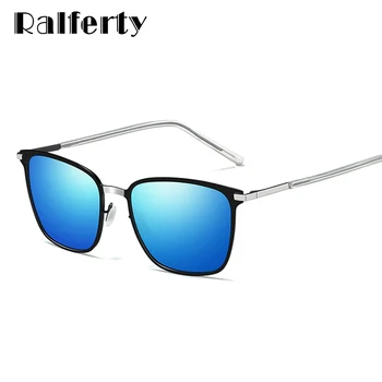 Ralferty Pătrat Bărbați ochelari de Soare Polarizat UV400-Negru de Înaltă Calitate Ochelari de Soare de sex Masculin de Conducere Ochelari de protecție Ochelari de oculos de sol D0864
