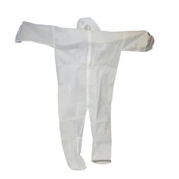 Reutilizabile Alb Costum de protecție Timp Combinezonul Spital de Siguranță Îmbrăcăminte de Protecție Protecție Anti-virus Îmbrăcăminte Evita Spray pentru Praf