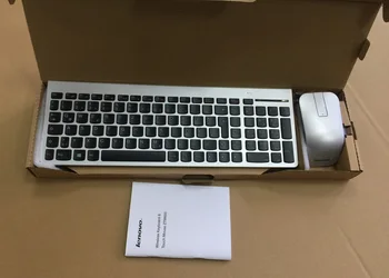 MAORONG de TRANZACȚIONARE pentru Lenovo 8861 ZTM600 N70 Mouse Silver Wireless Laser Keyboard și Mouse-ul Setat Qwertz German Spanish Keyboard UNIT