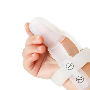 Copii Băieți Fete Non-Toxice Silicon Suptul Degetului Opri Degetul Garda de Tratament Kit pentru a Opri de Supt Degetul Corecție Muscatura de Siguranță