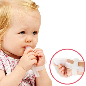 Copii Băieți Fete Non-Toxice Silicon Suptul Degetului Opri Degetul Garda de Tratament Kit pentru a Opri de Supt Degetul Corecție Muscatura de Siguranță