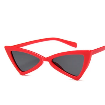 Ochi de pisica ochelari de Soare Elegante de Designer Sexy pentru Femei de sex Feminin Nuante UV400 Ochelari Fluture din Plastic pentru Adulți