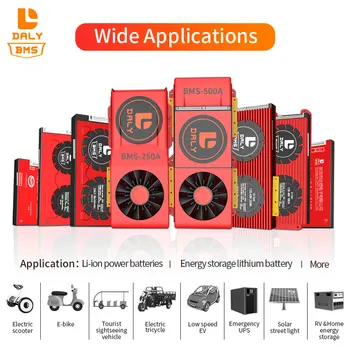18650 Baterie Litiu-ion Inteligente BMS 16 LiFePO4 48V 80A 100A 120ah pentru 3.2 V cu LCD si Bluetooth