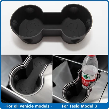 Noul Dual Gaura Sticla de Băutură de Apă Suport de Băuturi Cupa Pentru Tesla Model 3 Titularul Masina Model3 Trei Styling Auto Accesorii de interior