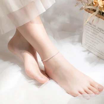 COLUSIWEI Autentic Argint 925 Înstelat Bratara pentru Femei Simplu Picior de Argint Brățară coreea Style Femeie Moda Bijuterii
