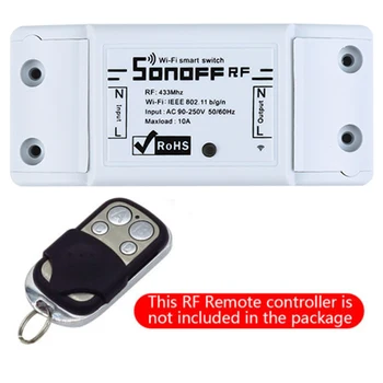 Sonoff RF WiFi Comutator Wireless 433MHz Receptor Telecomanda DIY Acasă Inteligente de Automatizare Module de relee cu Alexa de Start Google