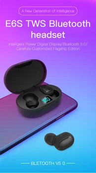 A6S TWS Cască Bluetooth PK Redmi Airdots Wireless Bluetooth 5.0 Hifi Jocuri Căști Airbuds Ureche Pentru Iphone Xiaomi PC