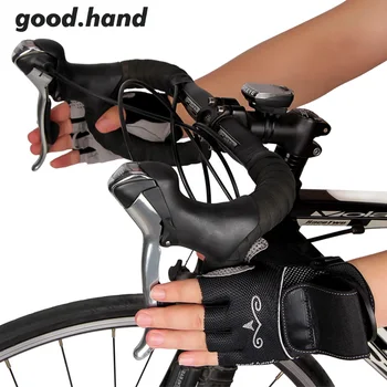 Mănuși de ciclism Cu oglinda Retrovizoare Bărbați Femei Echitatie Manusi MTB Biciclete Rutier Jumătate Degetul Mănuși de Biciclete Mănuși Căptușite Sport în aer liber