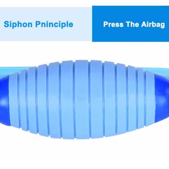 Acvariu Pietriș Aspirator Instrument Sifon Rezervor de Pește de Spalat Nisip Schimbarea de Apă Semi-automata a Filtrului Aquario Acvariu Curat