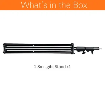 Godox 110 inch 280cm Lumina Sta 1/4 Șurub Grele Trepied pentru Studio Profesional Flash de Lumină Softbox Umbrele Reflector